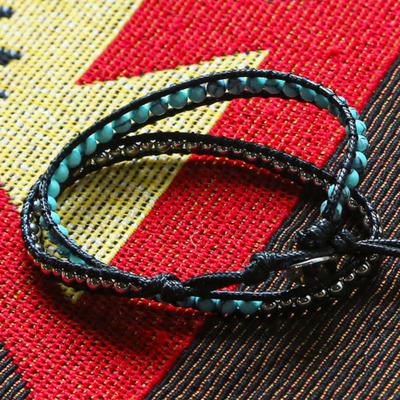 KND Double Wrap Turquoise Beads Bracelet