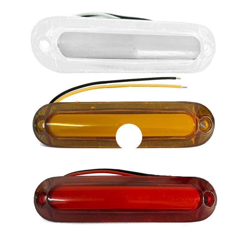 6LED Turn Signal Stop Brake Light For Car Trailer Truck Pickup Indicator Waterproof Taillamp Side Marker Lamp Tail Light