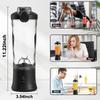 600ml Fitness Shaker Bottle, Portable Electric Fruit Juicer, Fruit Milkshake Blender, USB Charging Juice Shaker Cup