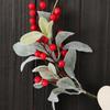 Wreath with Heart Ornament Farmhouse Wreath with Hanging Loop Decor Rustic Lightweight for Door, Wall