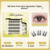 Sunflower Design False Eyelashes Easy to Use DIY Eyes Lashes New Eyelash Clusters  Daily Wear