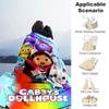 1pc Blanket Gabby's Dollhouse2 Print Design, Lightweight Blanket for Sofa, Bed- Soft &Warm, Gift for All Seasons like Christmas, Halloween