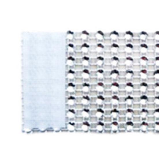 8Pcs/Set Serviette Rustproof Circles Anti-deformation Hollow Design Rhinestone 8 Rows Banquet Cloth Napkin