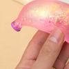 Glitter Banana Sugar Ball Slow Rebound Stress Relief Clear Banana Squeeze Sensory Toy Anxiety Relieving Simulated Fruit Stress Ball