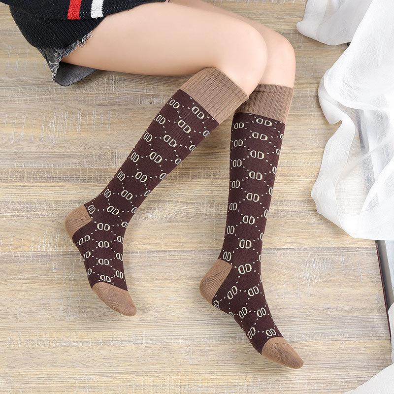 Medium Stockings Internet Celebrity and Knee Women's Heap Socks Fashion Versatile Calf Socks Women