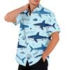 Camicia Hawaiana da Uomo a Maniche Corte con Bottoni Casual Vestibilità Larga Traspirante Camicia da Vacanza Spiaggia Top Estivo Leggero