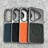 For Huawei Pura 80 Pro Pura70 Pro+ Pura 90 Pro Max Case Magnetic Fine Grain PU Leather Electroplated PC Lightweight Hard Cover