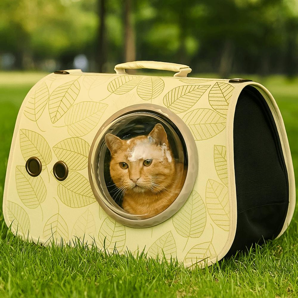 Breathable Space Capsule Pet Carrier Classic Cat Carrying Bag Pet Carry Backpack  Outdoor Travel