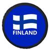 Finland Flag Tire Cover Universal Protector Durable Polyester Wheel Accessory For SUV
