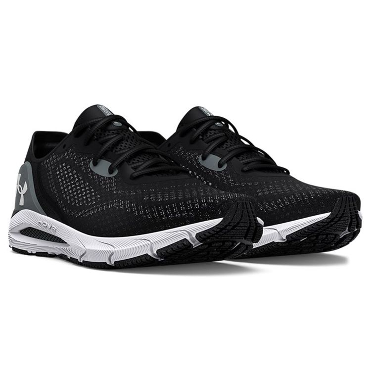 Under Armour HOVR Sonic 5 Comfortable Fabric Low-Top Casual Running Shoes Men sneaker Black 3025649-001