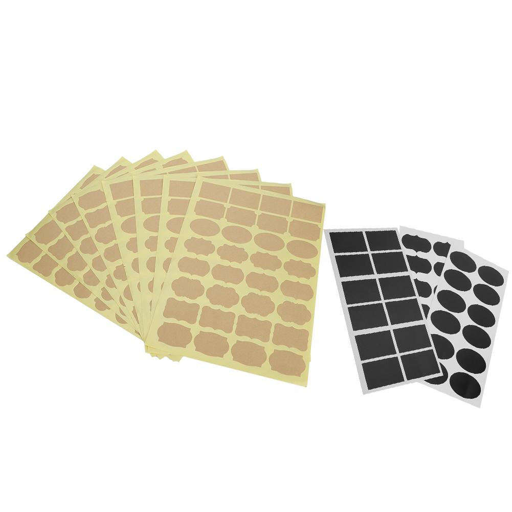 292Pcs Set Adhesive Sticker Marking Tag for Wine Glasses Coffee Tea Boxes Jars Flower Pots Baskets