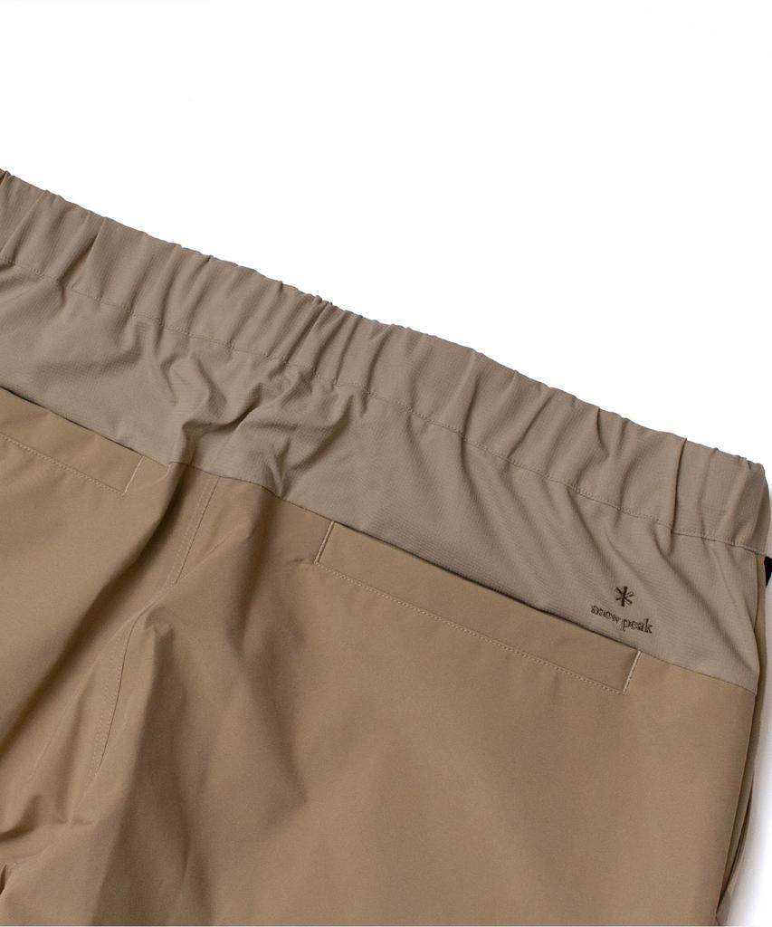 Snow Peak SYMPATEX Hybrid Rain Pants and Large PA-25SU019, Men's Women's, Beige,