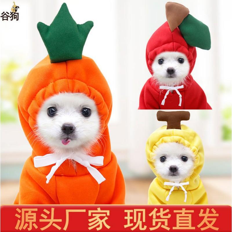Small Medium Dog Cat Hoodie Fleece Pet Clothes Winter Warm Two Legs Outfit French Bulldog