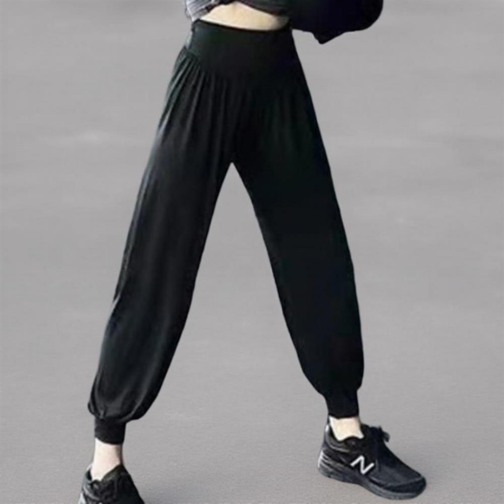 New Arrivals Open Run Women Black Jogger Pants Sports Fit