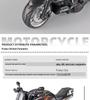 Dreamy Alloy Motorcycle Model 1:12 with Sound & Light Effects - Pull-Back Toy for Kids