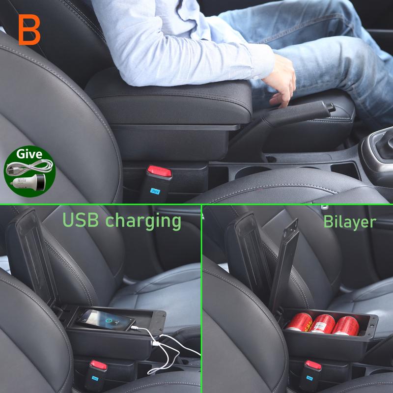 For Toyota Yaris Armrest Box For Toyota Yaris Elegant GR Car Armrest auto Storage Box Retrofit parts Car Accessories 20021-2025