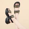 Módní boty dámské 2024 léto trendy a všestranné dámské ležérní sandály voděodolné protiskluzové platformové sandály Sandalias De Mujer
