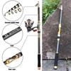 Wędka podróżna z włókna węglowego 99% Karp pstrągowy Przenośna wędka teleskopowa 2.1M2.4M2.7M3.0M3.6M