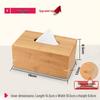 Bamboe Houten Tissuebox Houder