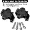 Motorcycle Handlebar Risers, PSLER CNC Handle Bar Risers, Motorcycle Risers, Compatible with Rebel 500 Rebel 300 Rebel 1100 CMX 500 CMX 1100 CMX 300