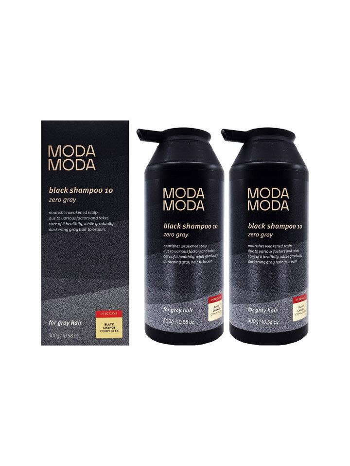 MODA Zero Gray Black Shampoo 10 300g 2ea Hair Loss Gray Dye