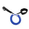 Surfboard Leash 10in Adjustable Ankle Strap Design Seawater TPU Stainless Steel Hardware Paddle Board Leash