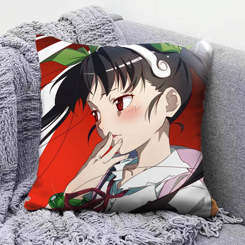 Monogatari Series Anime Home Sofa Cushion Covers And Aecorative Custom Pillow Covers