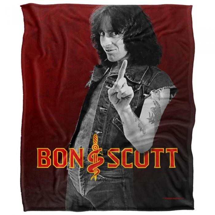 Bon Scott Silky Logo Supersoft Blanket