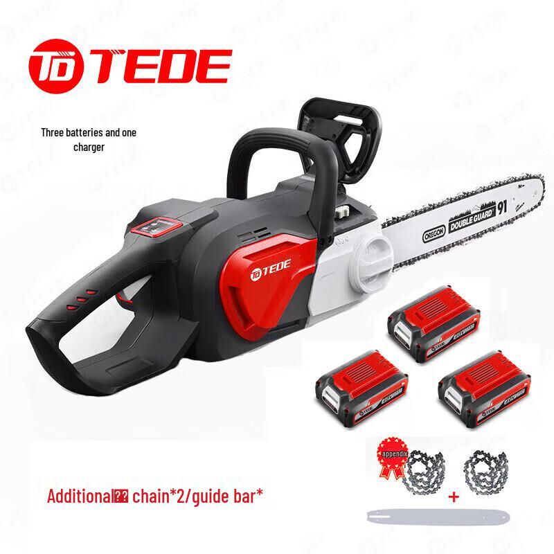 

TEDE Cordless Electric Chainsaw Kit