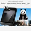 For Samsung Galaxy Z Flip 7 FE 5G Glass IMAK High Definition Integrated Glass Lens Film Black Eye Design