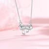 Blingbling Crystal Diamante Bowknot Necklace Clavicle Chain Gifts for Girls Present Sexy Diamante Clavicle Chain
