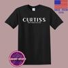 Curtiss Motorrad Herren#039;s Schwarz Größe S5XL Unisex T-Shirt