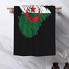 Scribble I love Algeria flag Soft Face Towel Quick Dry Pool Bath Cotton Towels Breathable