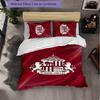 Biancheria da letto a tema Sunderland Set 3 pezzi Copripiumino Biancheria da letto decorativa per camera da adolescente Decorazione per la casa