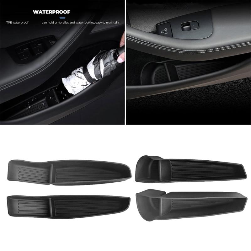 4pcs Front and Rear Door Handle Storage Box for Y Juniper 2025 Car Door Side Pocket Storage Box Car Accessories
