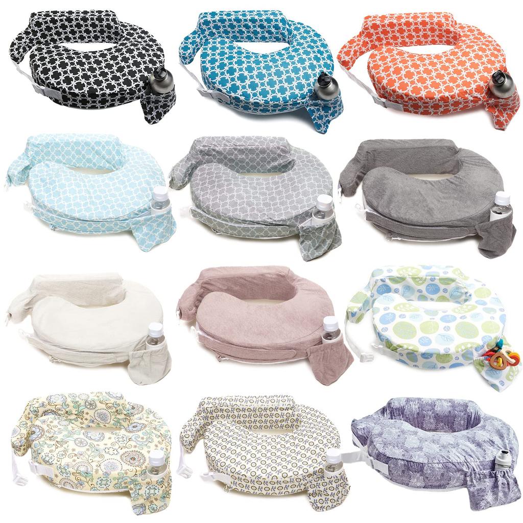 Nursing Pillow for My Brest Friend Nursing Pillow Available In 15 Recommended by Maternity Hospitals "Designed Baby" - (Aqua Marina) - Colors,