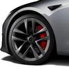For Tesla Model Y 20 Inches #1420238-00-A 4Pcs Car Center Cap Wheel Replacement Hub Caps with Logo Auto Decoration Accessories 4wrd6