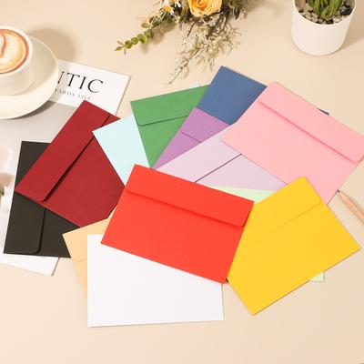 24Pcs A2 Paper Envelopes Announcement Mailing Self Seal Invitation Envelopes Postcard Wedding Greeting Cards Photo Gift Envelope