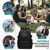 Simple School Backpack for Girls Boys Black College Student Bookbag Laptop Bag for High School