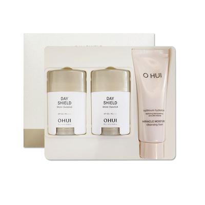 O HUI Day Shield Water Sun Stick Duo Set 14g 2 pièces Miracle Foam 40ml