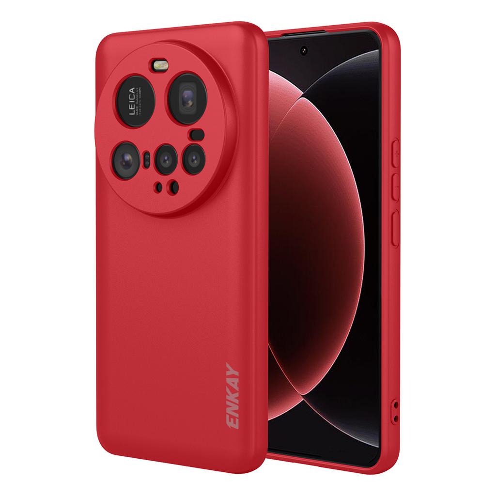 Dla Xiaomi 15 Ultra Silikonowe Etui ENKAY HAT PRINCE z Prostą Krawędzią Tylna Pokrywa Telefonu Komórkowego