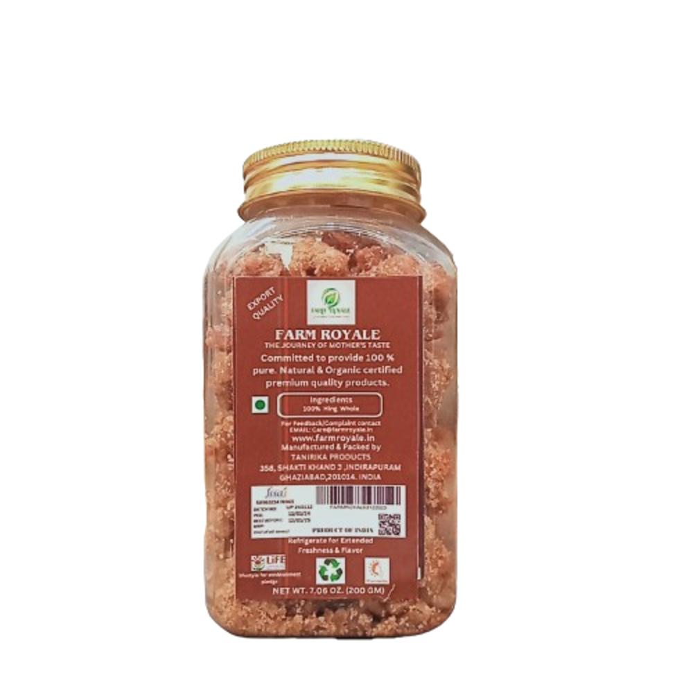 Farm Royale Hing Whole 200g | Authentic Asafoetida Spice | Natural & Farm Fresh