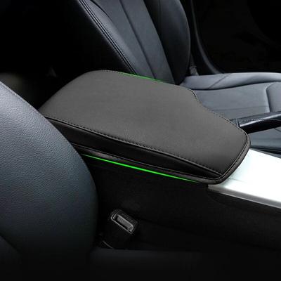 LHD Soft Leather Armrest Cover For BMW 3 Series F30 2013 2014 2015 2016 2017 2018 Car Center Console Lid Armrest Box Cover Trim