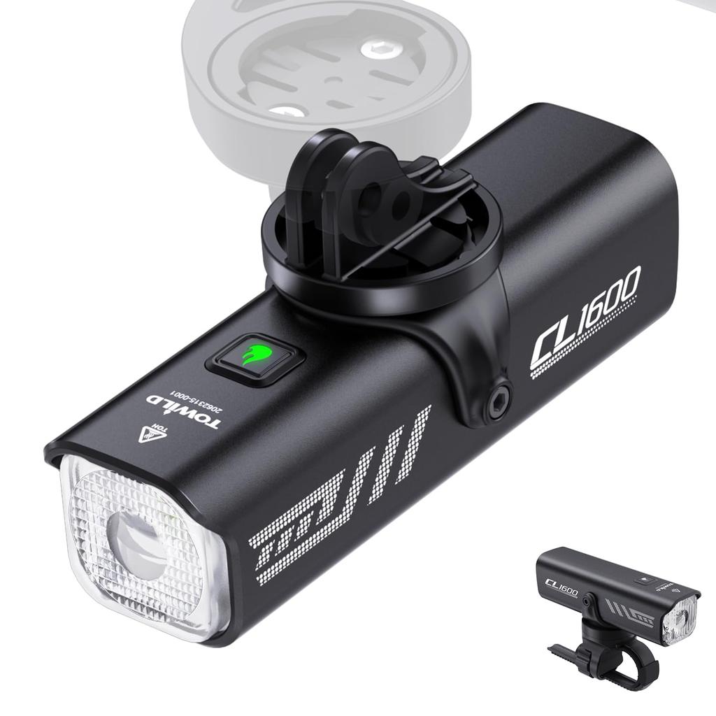 Světlo na kolo dobíjecí velkokapacitní 5000mAh světlo na silniční kolo 1600 lumenů s vysokým jasem LED světlomet na kolo automaticky IPX6 vodotěsný