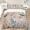 3pcs Autumnal Elegance Printed Bedding Set, Soft and Comfortable Quilt Cover for Bedroom, Guest Room (1 Duvet Cover + 2 Pillowcases
