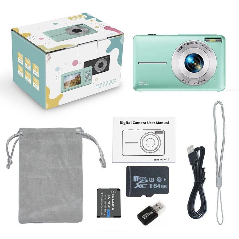 HD Digital Mini Camera: Student, Party & Selfie Beauty Camera for Kids