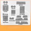 Modified Parts Interior Accessories For Avatr 07 Car Decoration Auto Accessories Wireless Charging Central Control Pad Tools