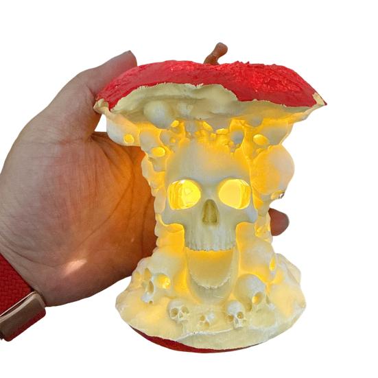 Halloween Lamp Fruit Skull Shape Party Light Haunted House Lamp Home Parties Festivals Halloween Decoration