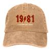 Who Still Rock Baseball Caps Peaked Cap 1981 40th Anniversary Sun Shade Hats for Men