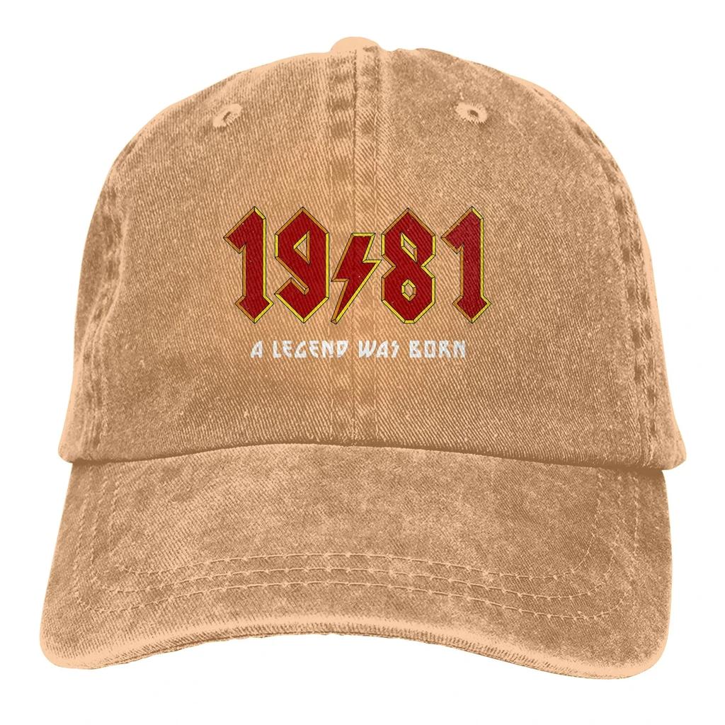 Who Still Rock Baseball Caps Peaked Cap 1981 40th Anniversary Sun Shade Hats for Men